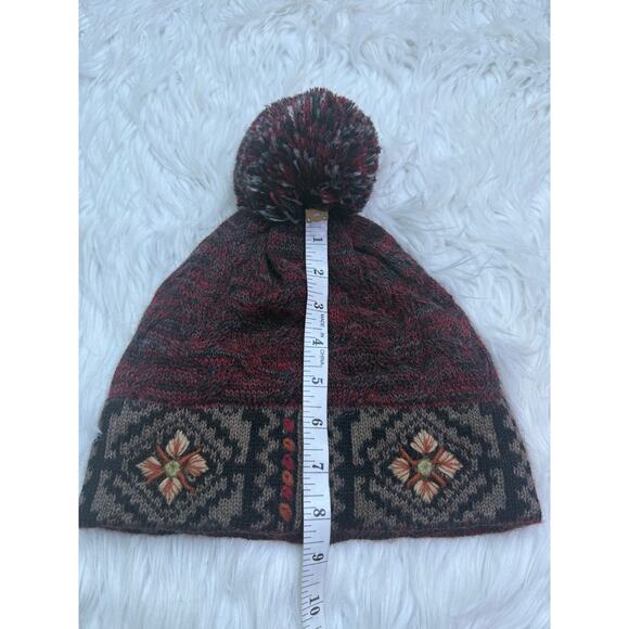 Peruvian Link Alpaca Blend Knit Fleece Lined Beanie Hat OS Made In Peru - Picture 11 of 14